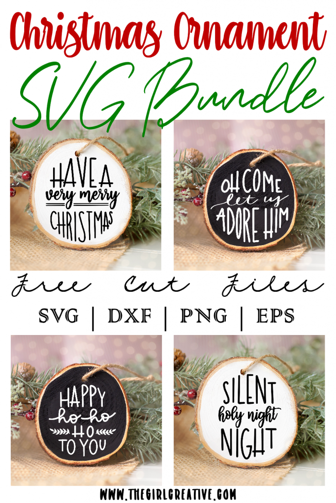 Hand Lettered Christmas Ornaments