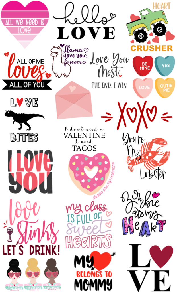 Free Valentine’s Day SVG Cut Files - The Girl Creative