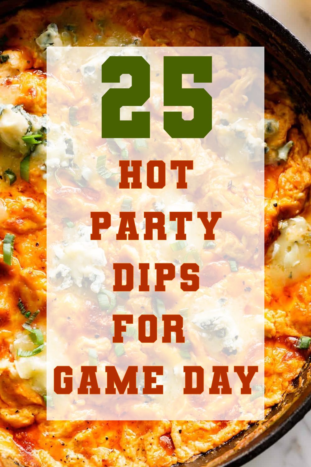 Promotional Graphic for Hot Party Dips