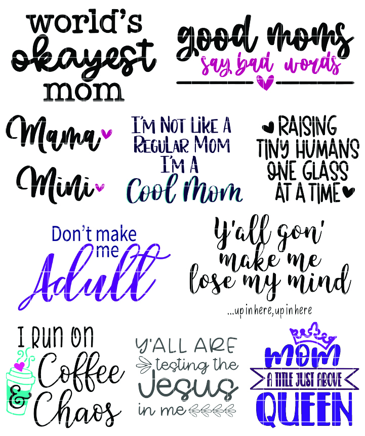 Download Free Mom Life Svg The Girl Creative
