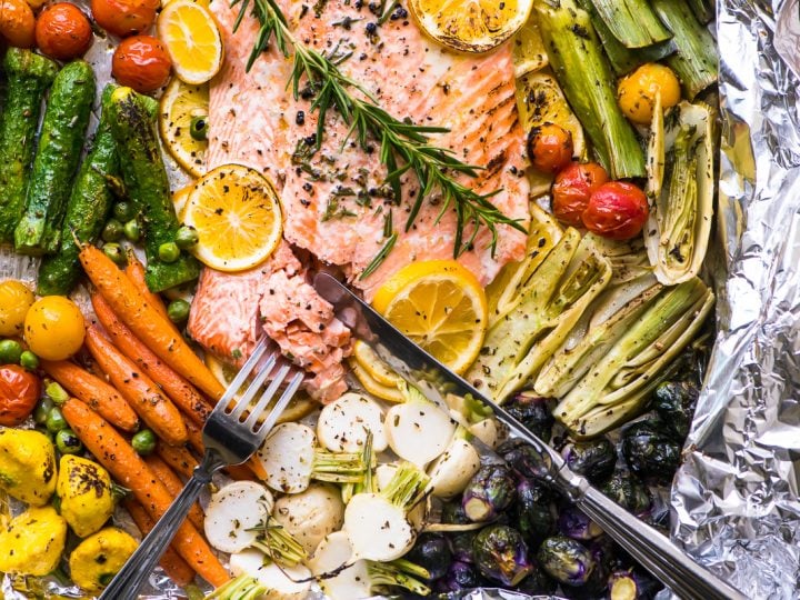 Image for Sheet Pan Salmon Primavera