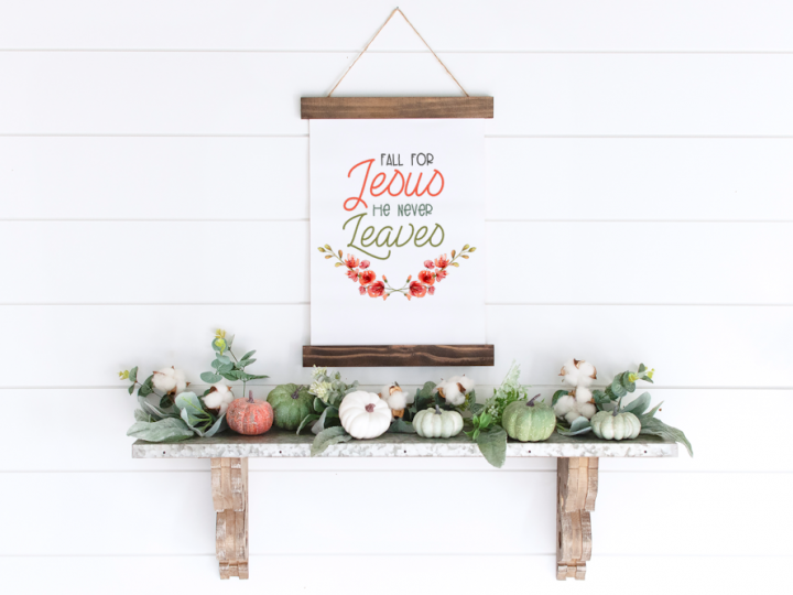 Image for Fall for Jesus, He Never Leaves PRINTABLE PDF