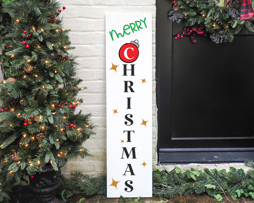 Christmas Porch Sign SVG Files
