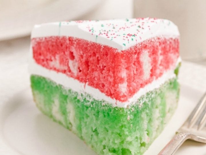 Image for CHRISTMAS JELLO POKE CAKE