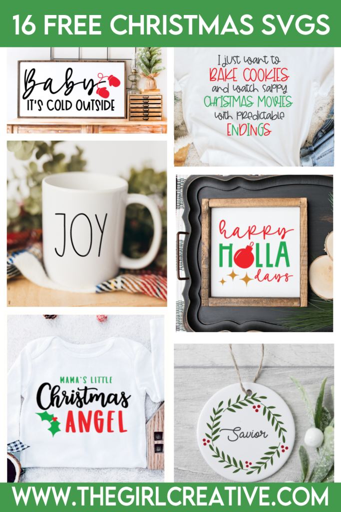 Cricut and Silhouette Christmas Crafts