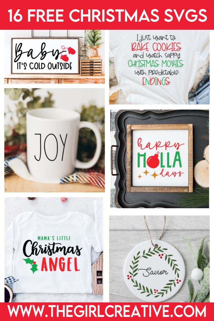 Cricut and Silhouette Christmas Crafts