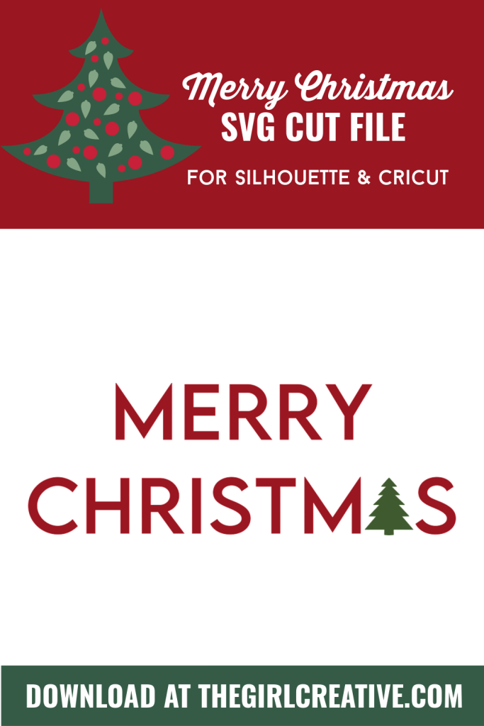 Merry Christmas Cut file