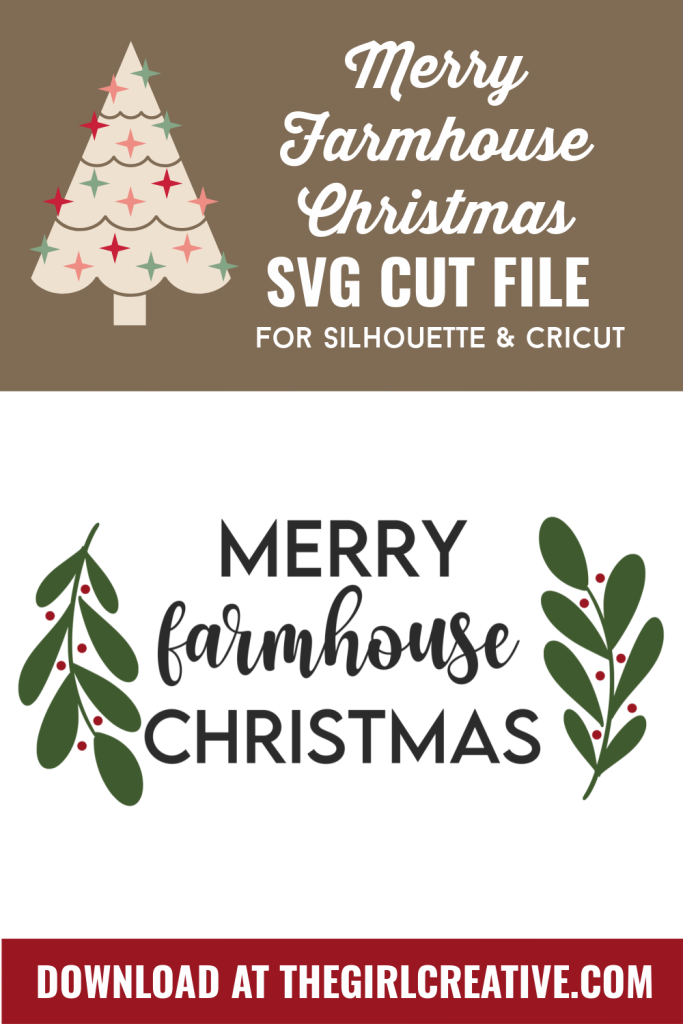 Merry Farmhouse Christmas SVG