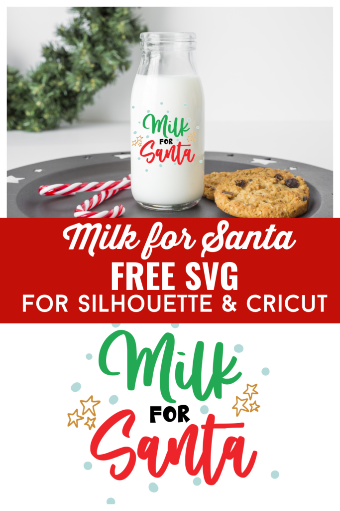 Milk for Santa SVG
