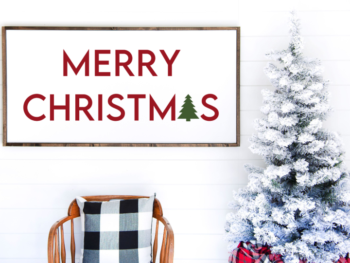 Merry Christmas Sign