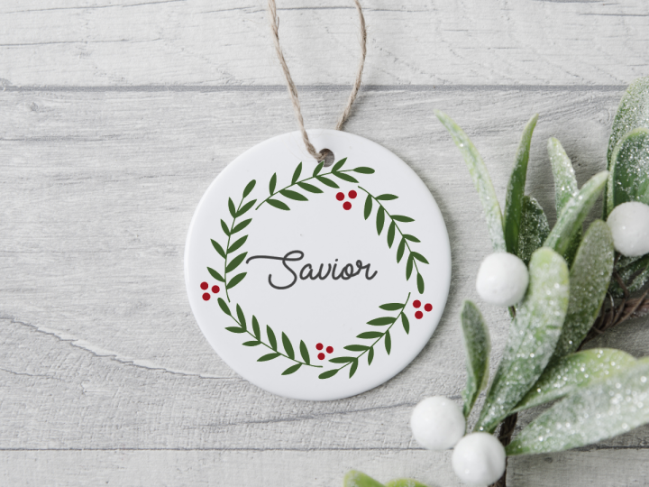 Savior Christmas Ornament