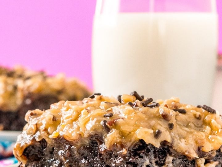 Image for GERMAN CHOCOLATE POKE CAKE