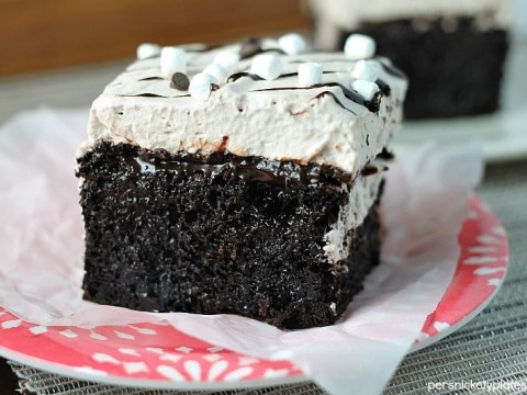 Image for HOT CHOCOLATE POKE CAKE