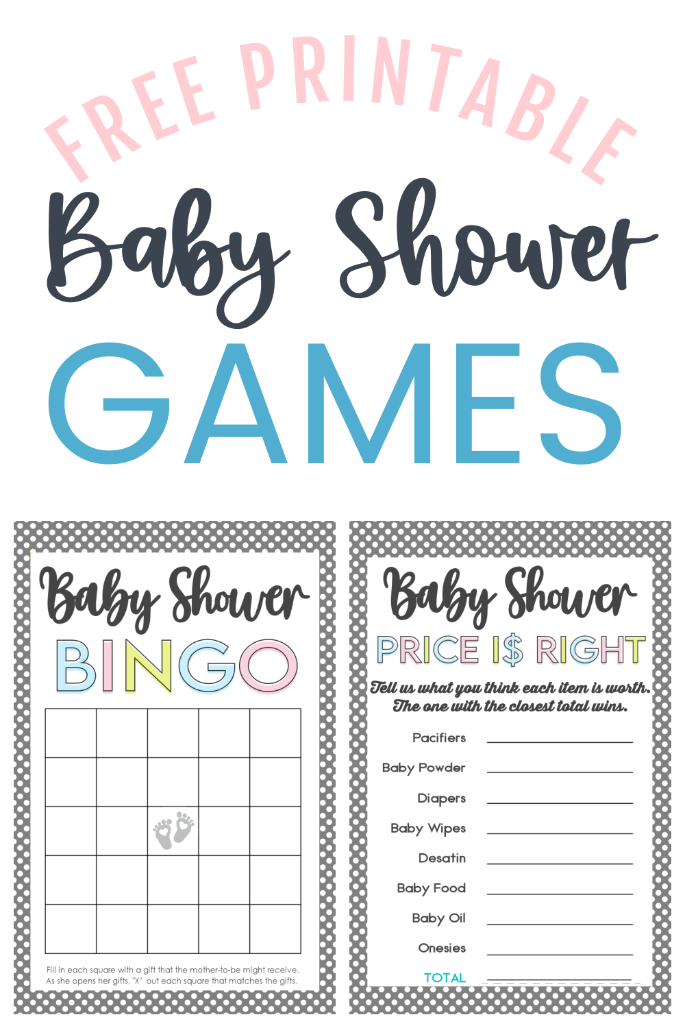 Baby Shower Bingo Game