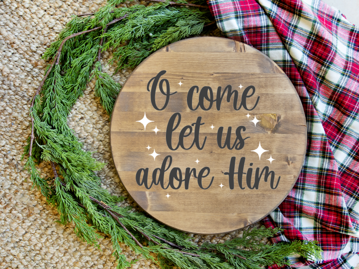 Image for O COME LET US ADORE HIM