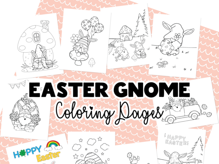 Easter Gnome Coloring Pages