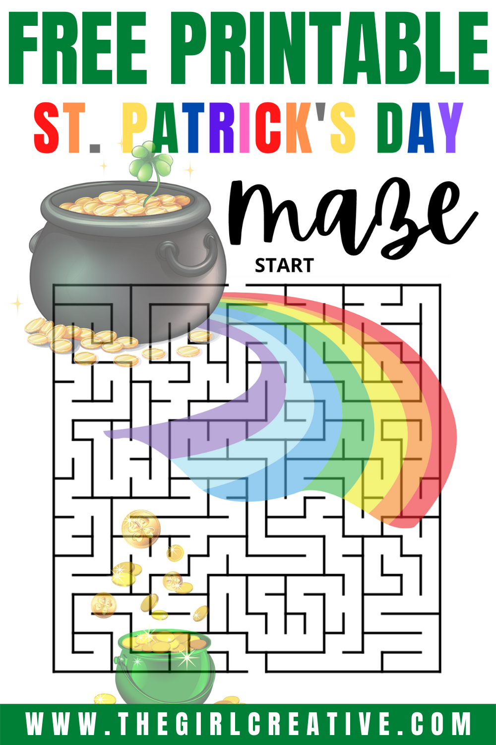 St. Patrick's Day Printable Maze
