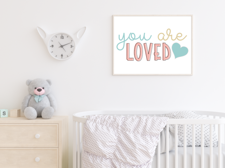 Image for YOU ARE LOVED SIGN & STICKERS