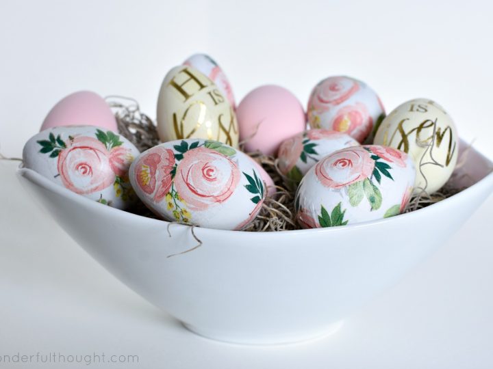 Image for How to Make Decoupaged Easter Eggs