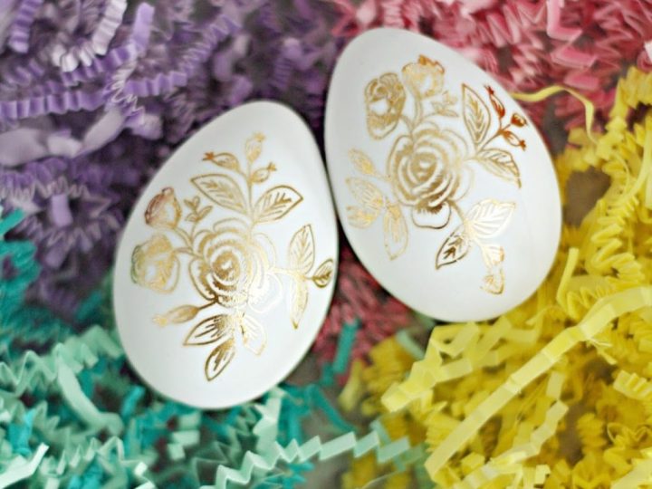 Image for DIY Gold Foil Easter Eggs