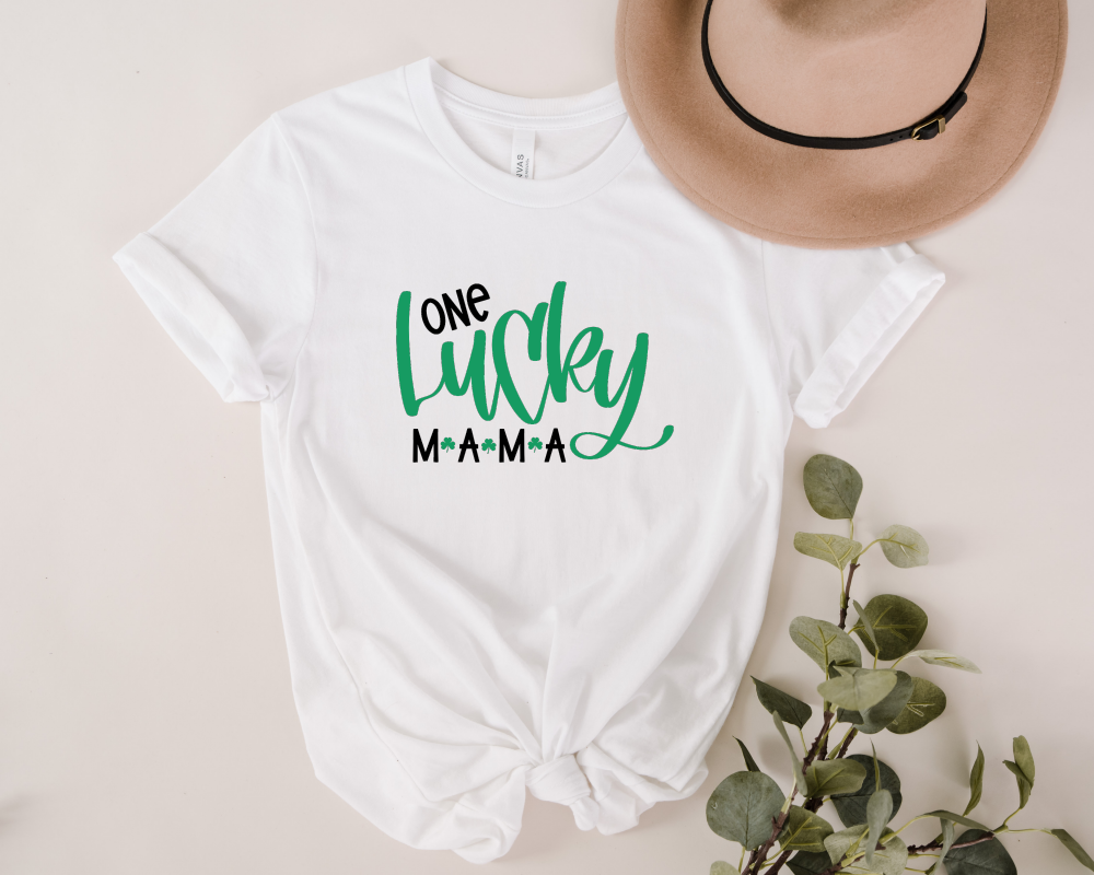 One Lucky Mama SVG for Silhouette and Cricut
