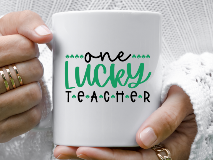 One Lucky Teacher Mug
