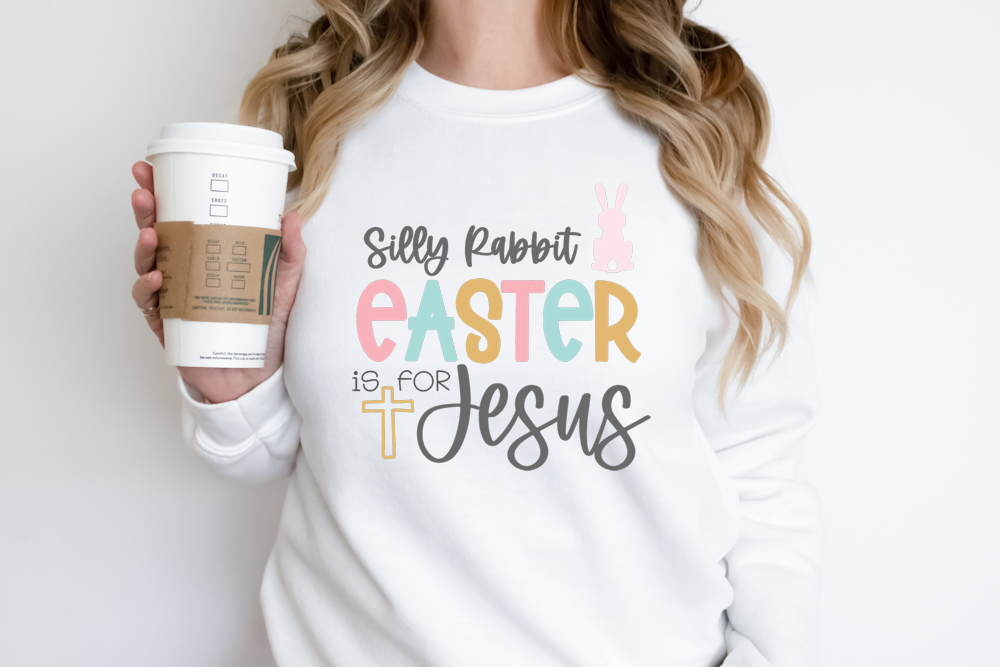 Silly Rabbit Easter is for Jesus Free SVG