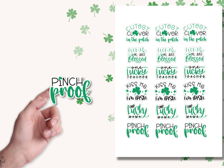 Image for ST. PATRICK'S DAY STICKERS