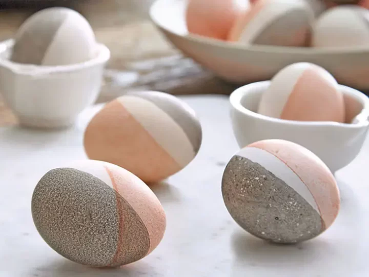 Image for Modern dip-dyed Easter eggs