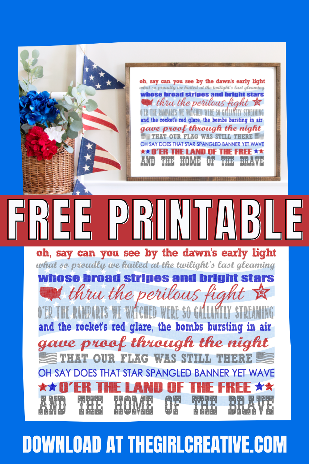 Star Spangled Banner Print