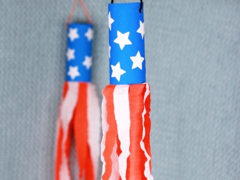 Image for 4th Of July Windsock Toilet Paper Roll Craft