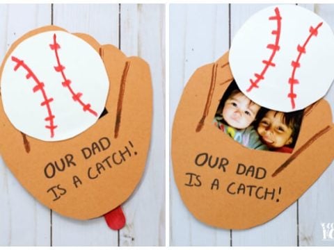 Image for Baseball Glove Photo Pop-Up Father's Day Card