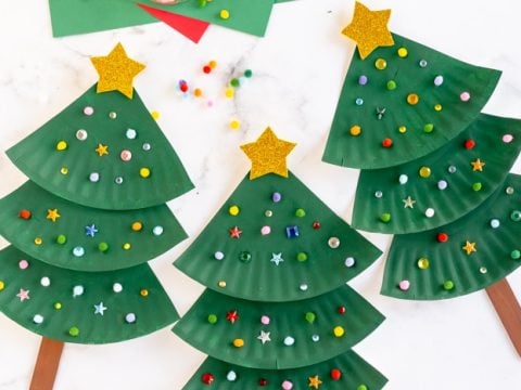 Image for Paper Plate Christmas Tree