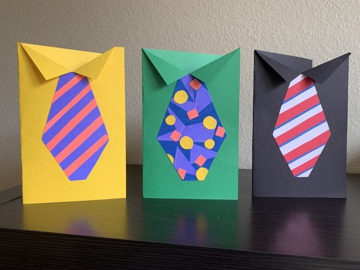 Image for DIY Father&rsquo;s Day Tie Cards to Make with Kids