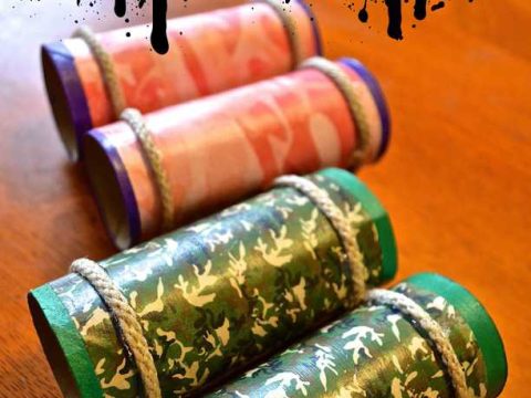 Image for Toilet Paper Tube Binoculars Camping Craft | Surviving a Teacher's Salary