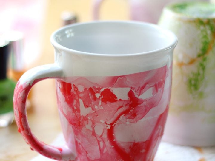Image for DIY Marbled Nail Polish Mugs