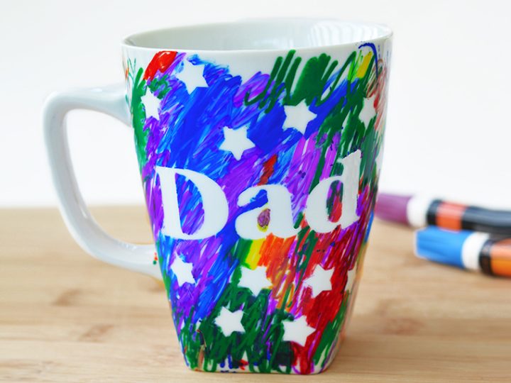 Image for Easy Father's Day Sharpie Mug Kids Craft
