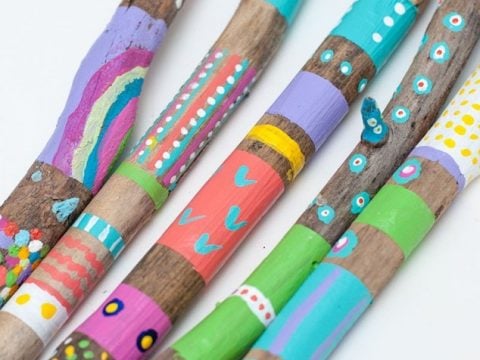 Image for Painted Stick Nature Craft