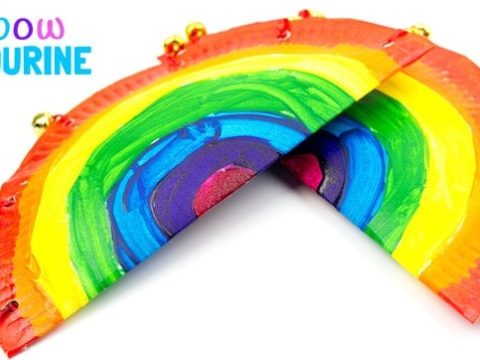 Image for RAINBOW PAPER PLATE TAMBOURINES