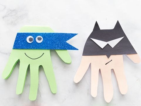 Image for Superhero Craft - Superhero Handprints