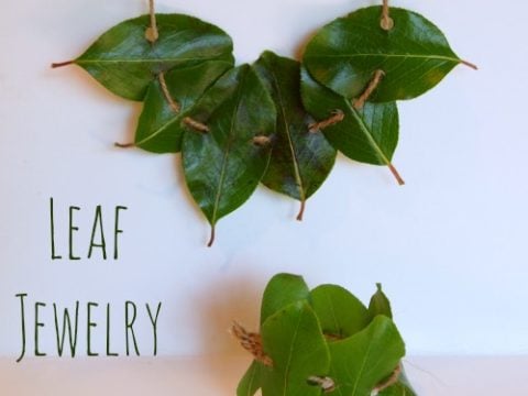 Image for Camp Craft: Leaf Jewelry | My Very Educated Mother