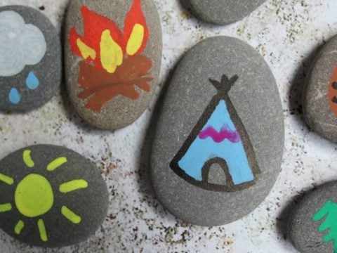 Image for DIY Camping Story Stones | Craft on Sea