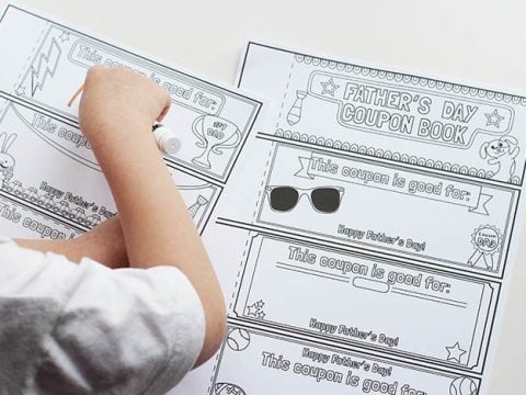Image for Free Printable Father's Day Coupons to Color and Customize