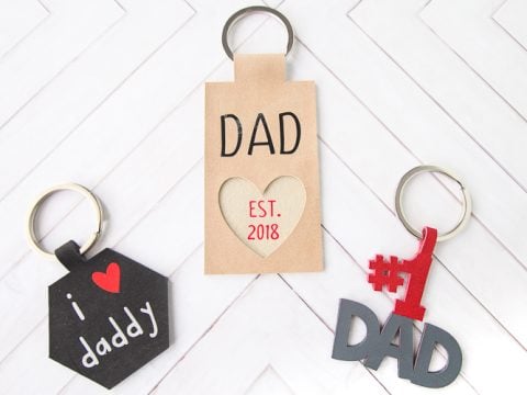 Image for DIY Leather Keychain Father&rsquo;s Day Gift Idea