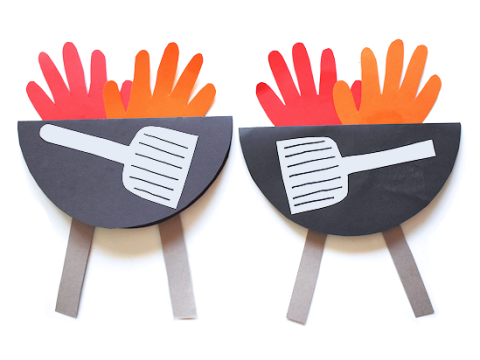 Image for Handprint Father's Day Grill Card