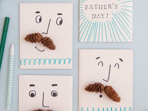 Image for DIY Pinecone Father&rsquo;s Day Cards