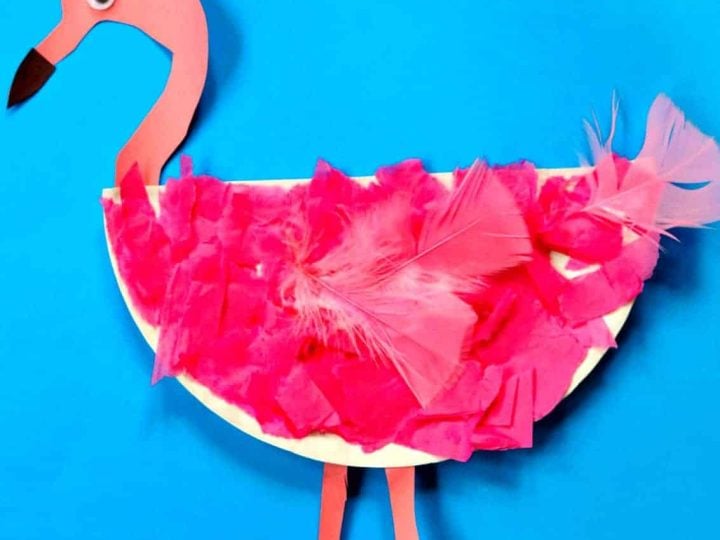 Image for Easy Paper Plate Flamingo Craft