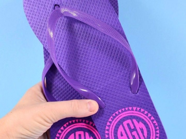 Image for How to Apply HTV to Flip Flops