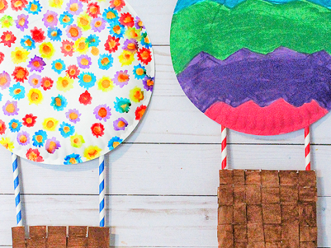 Image for Paper Plate Hot Air Balloon Craft