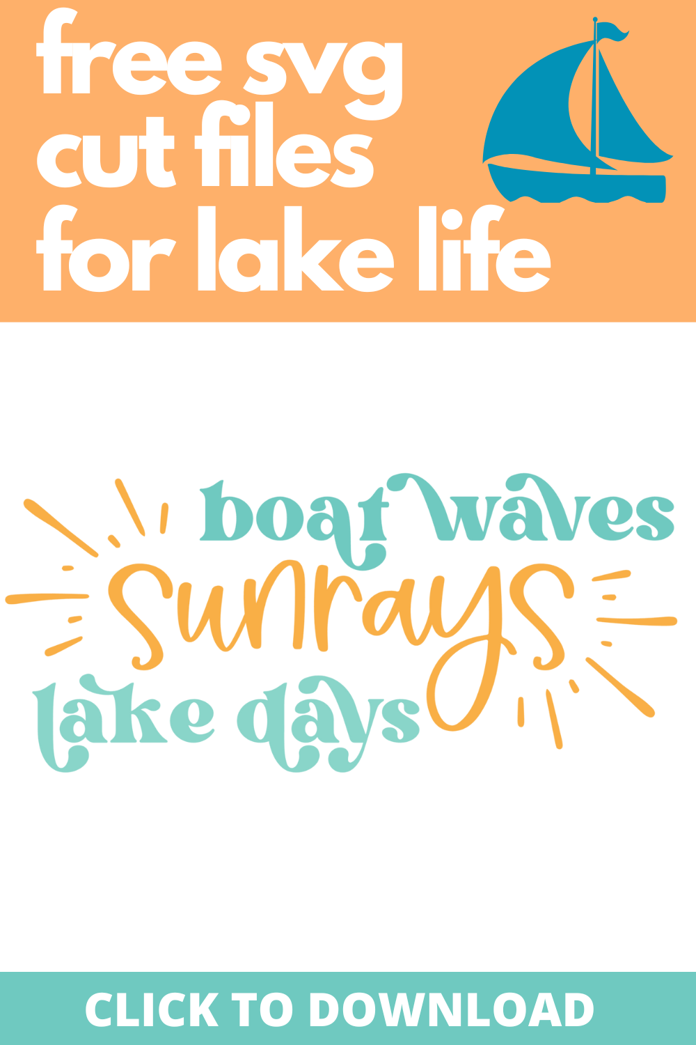 Lake Life SVG Design